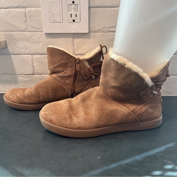 UGG Koolaburra sz 6 chestnut suede lined boots - Picture 4 of 15